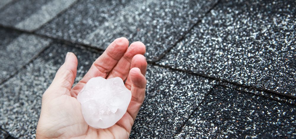can hail damage a roof or is it a scam